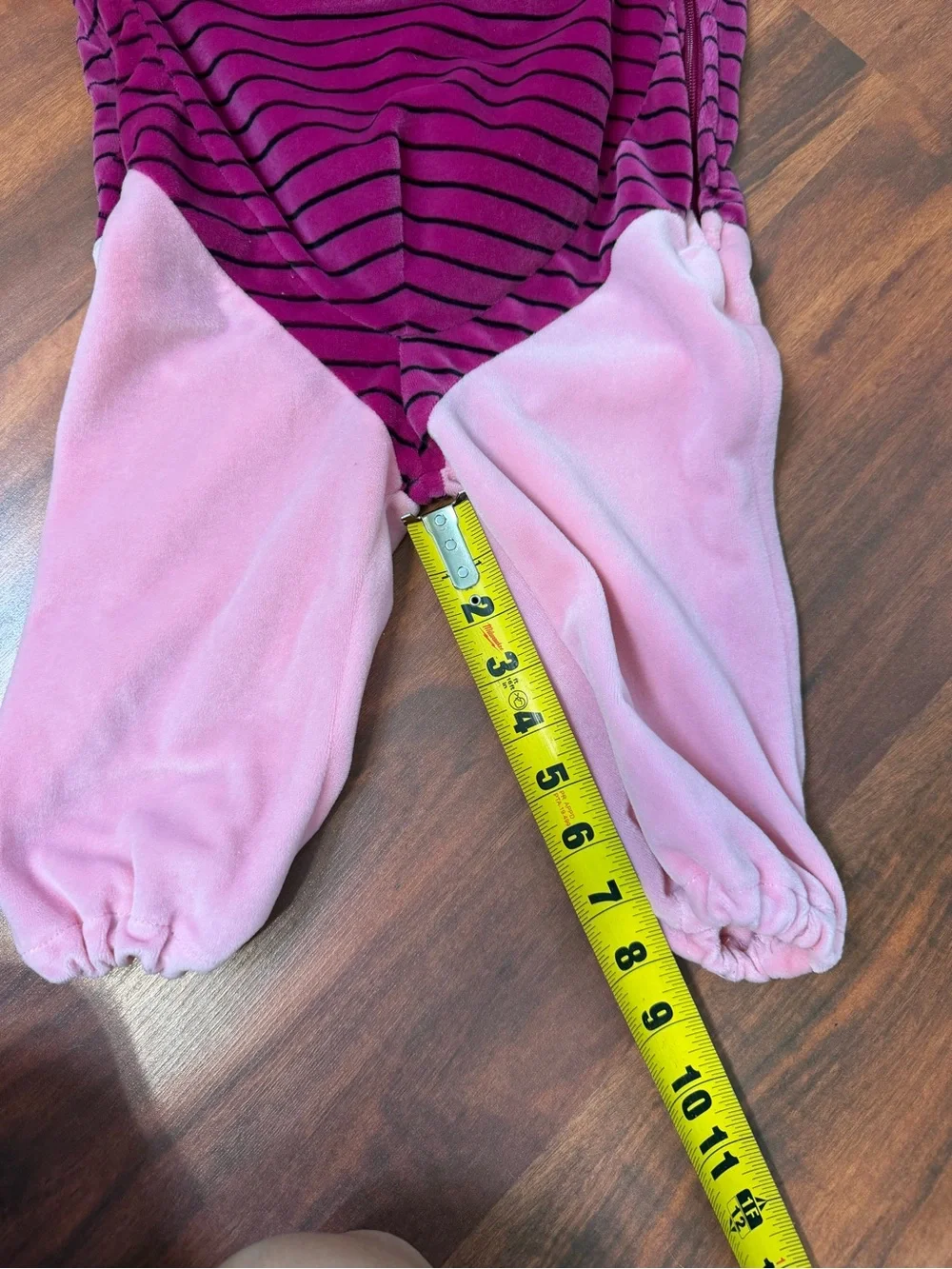 Piglet Pink Hooded Costume Kids